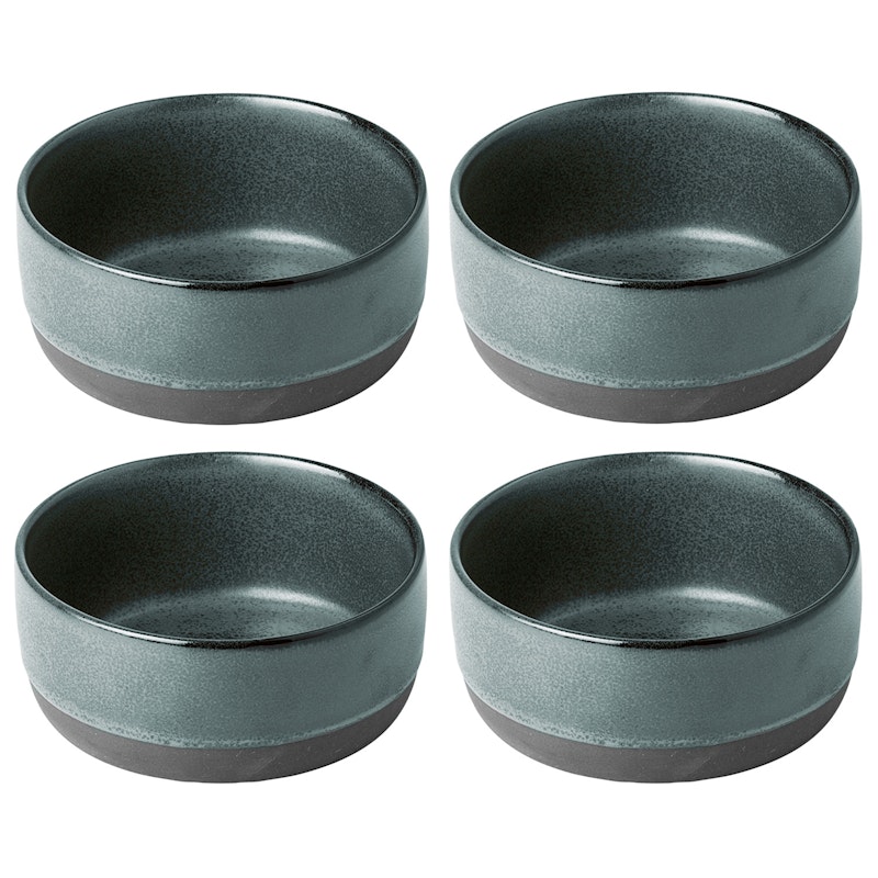 Raw Bowl 13 cm 4-pack, Northern Green