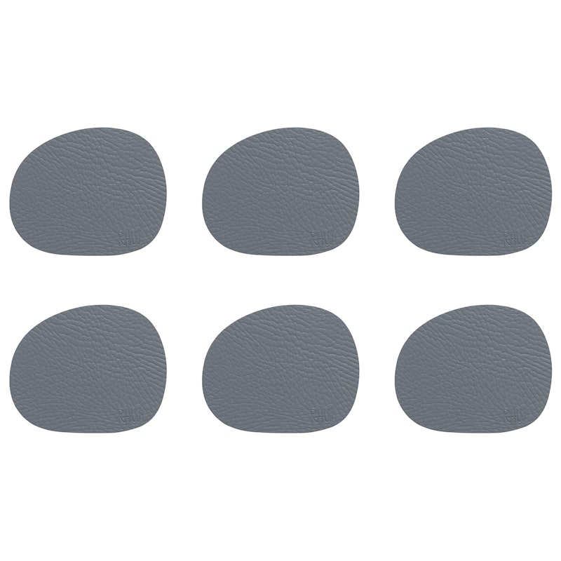 Raw Coaster 6-pack, Grey