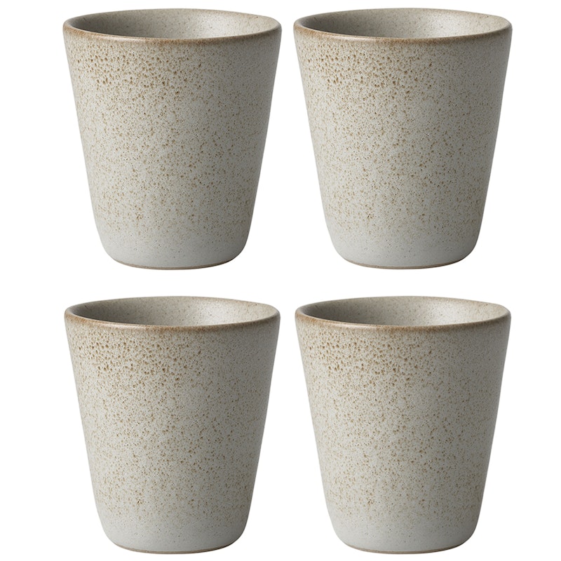 Raw Mug 25 cl 4-pack, Sandy Beige