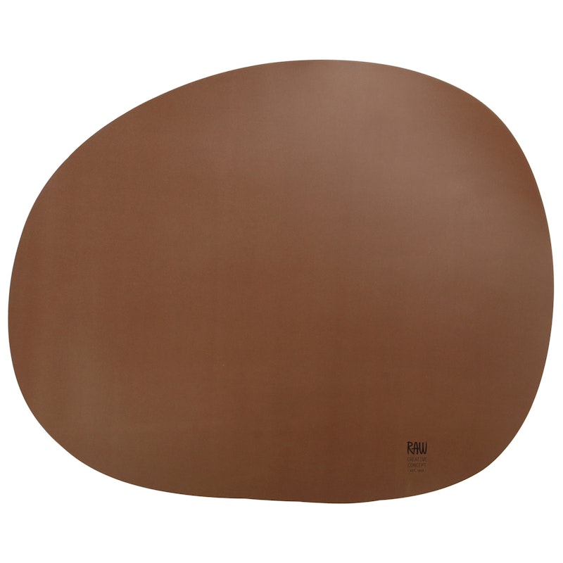 Raw Organic Table Mat 35x41 cm, Mocca