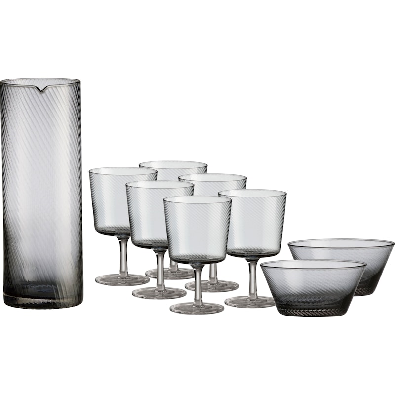 RAW Unique Swirl Set 9-pack, Smoke