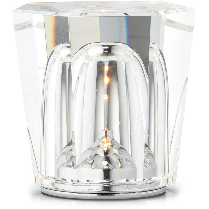 Xtal Table Lamp Portable, Clear