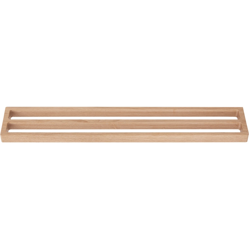 Towel Holder Oak, Double