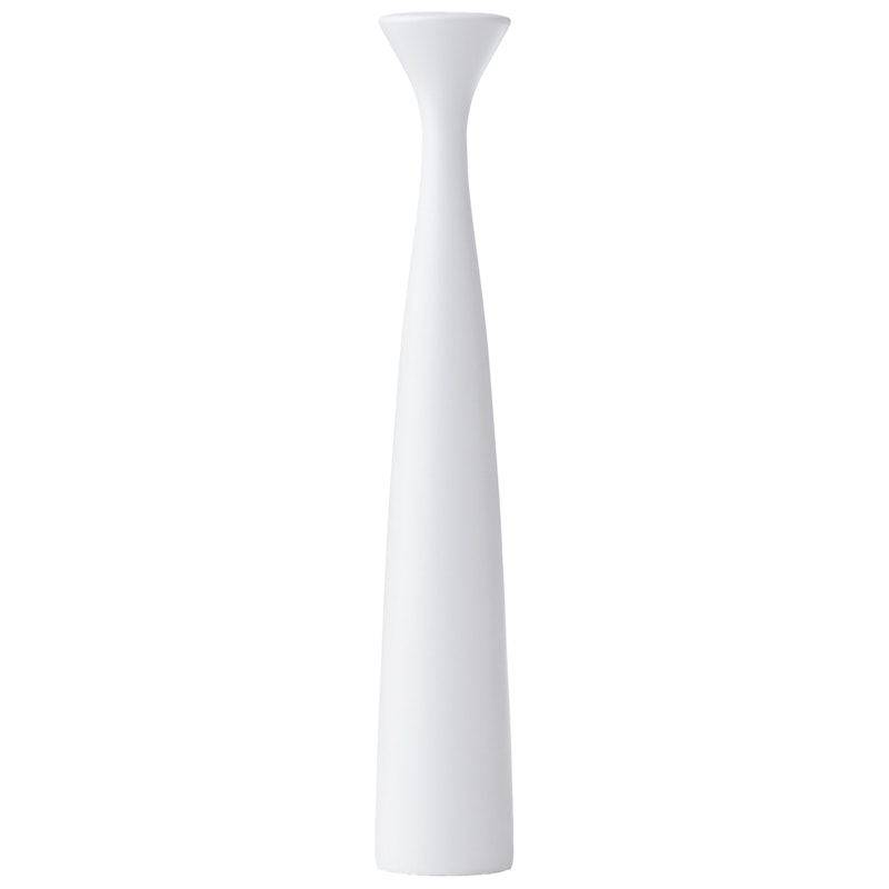 Rose Candle Holder, White