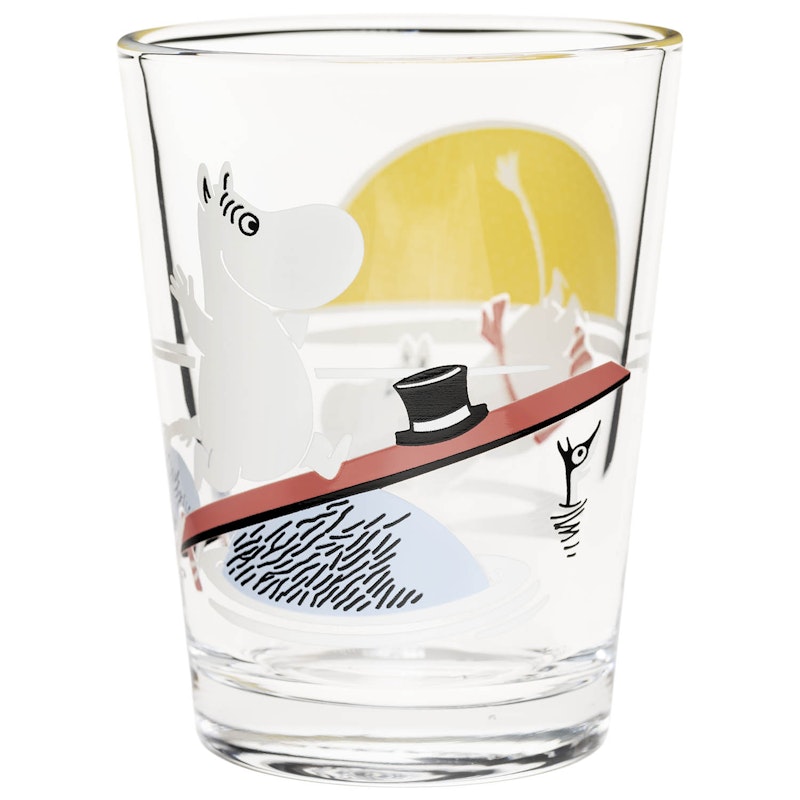 Moomin Drinking Glass 22 cl, Evening Dip