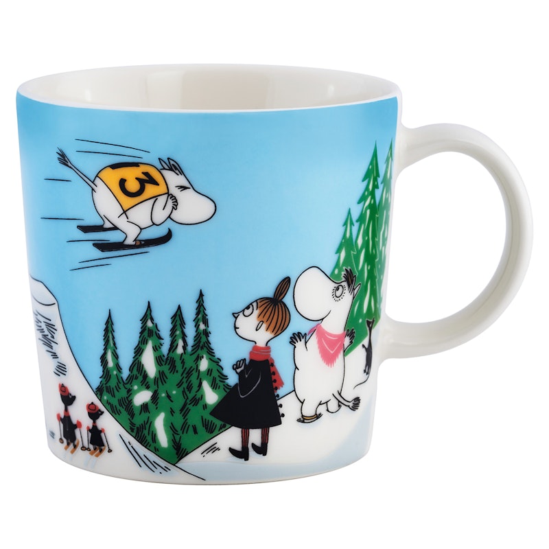 Moomin Winter 2024 Mug 30 cl, Ski jumping