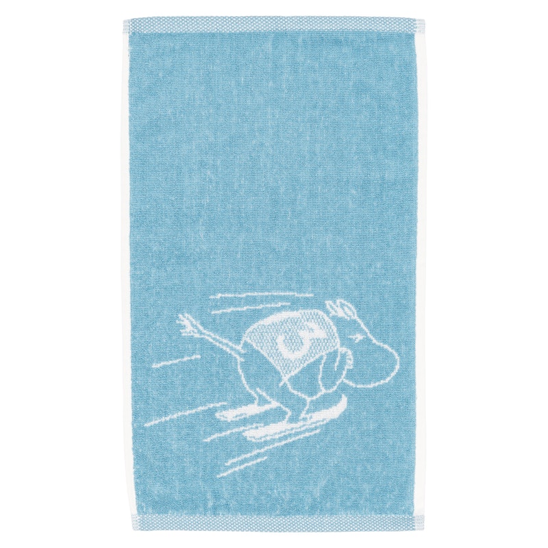 Moomin Winter 2024 Towel 30x50 cm, Ski jumping