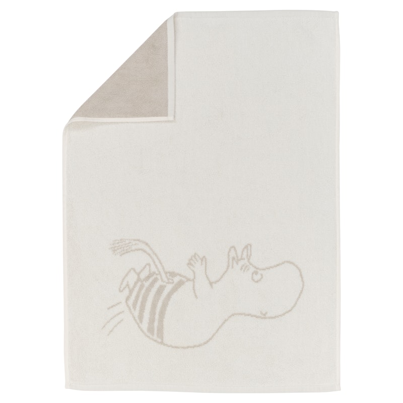 Moomin Towel 50x70 cm, Moomintroll White