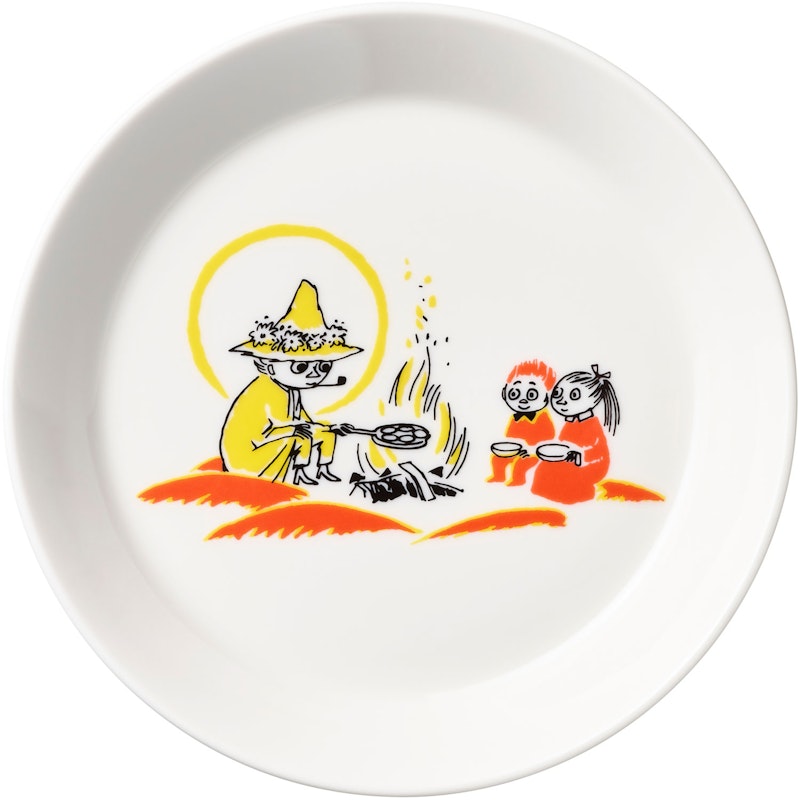 Mumin Plate 19 cm, ABC Snusmumriken