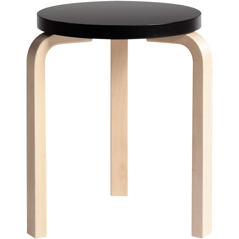 60 Stool, Birch / Black