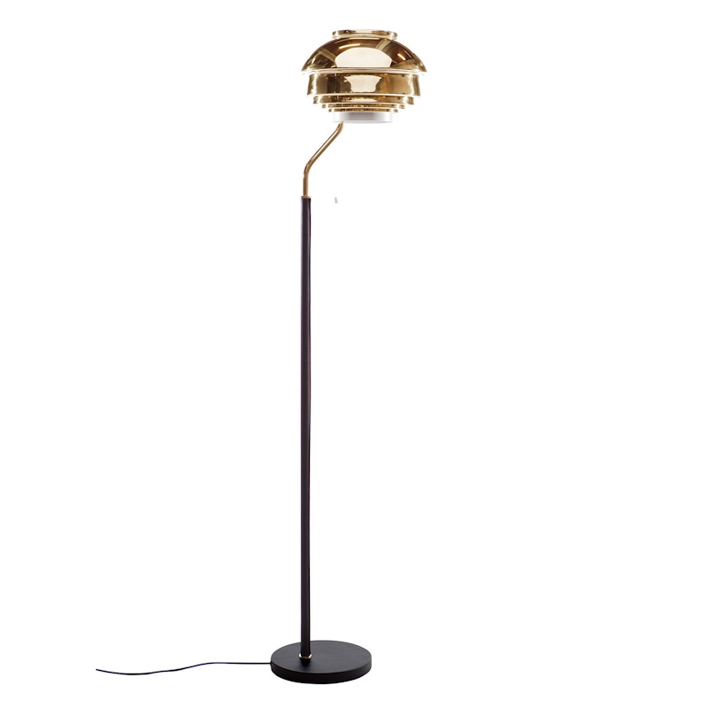 A808 Floor Lamp, Polished Brass