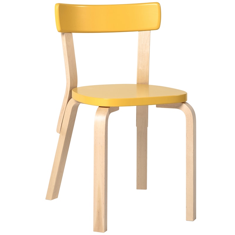 Chair 69, Yellow/Birch