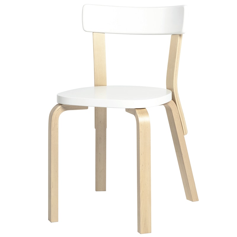 Chair 69, White/Birch