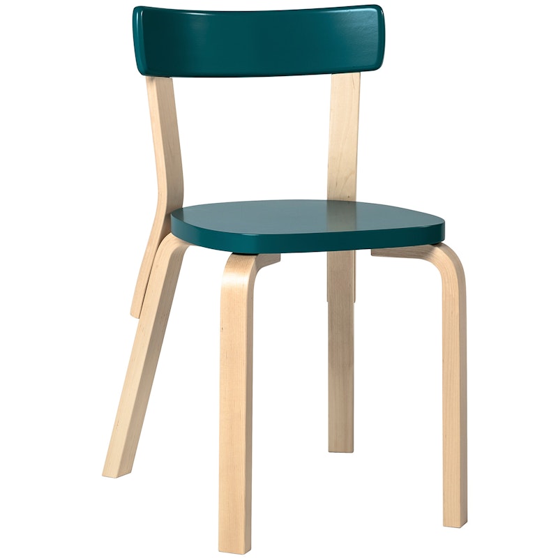 Chair 69, Petrol/Birch