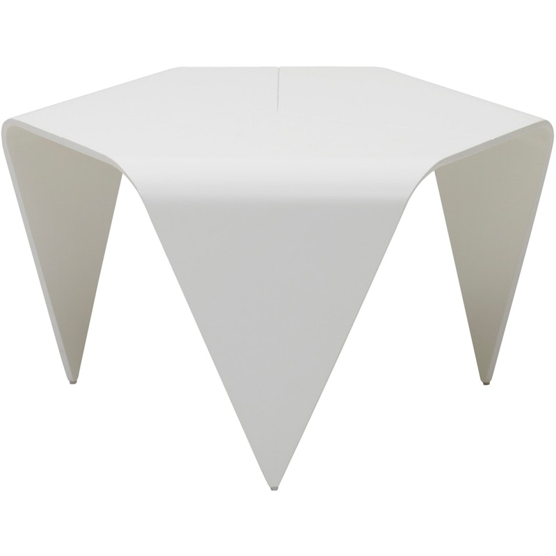 Trienna Coffee Table, White Lacquered Oak