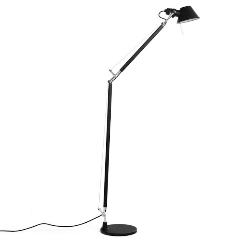 Tolomeo Reading Floor Lamp, Black