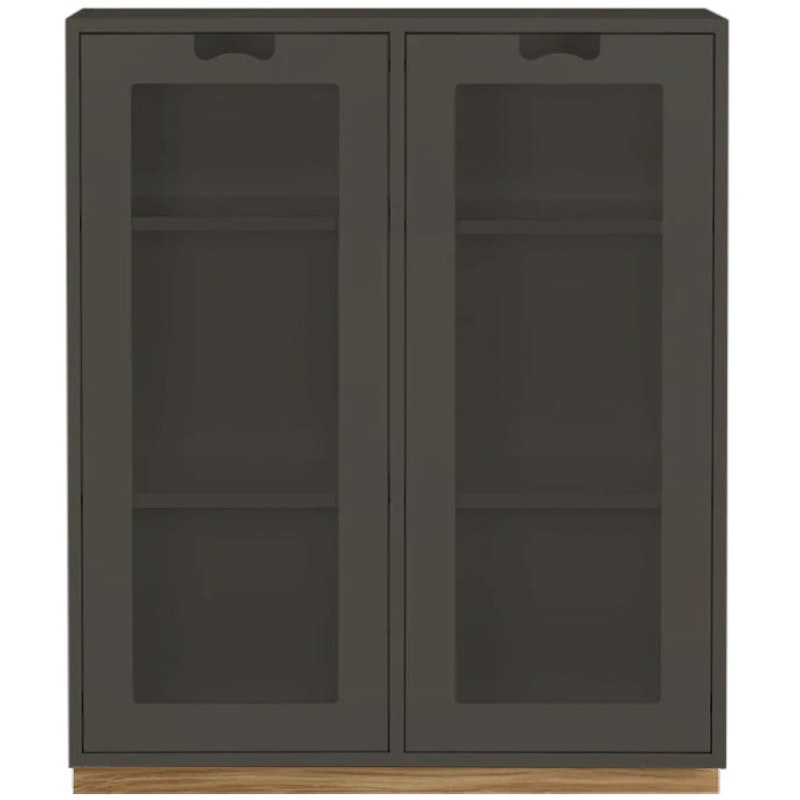 Snow E Display Cabinet 30 cm, Taupe
