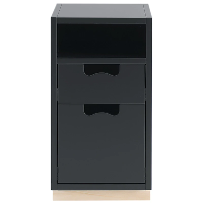Snow G3 Drawer Unit With Base, Char Grey