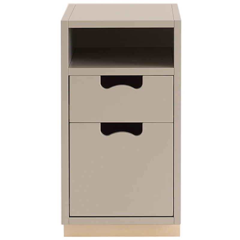 Snow G3 Drawer Unit With Base, Dark Sand