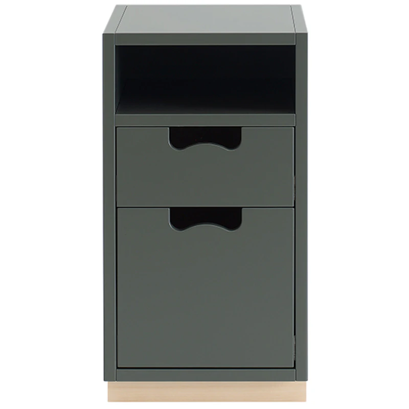 Snow G3 Drawer Unit With Base, Green Khaki