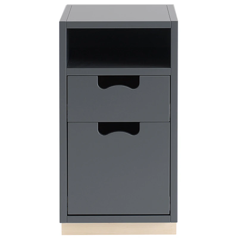 Snow G3 Drawer Unit With Base, Storm Grey