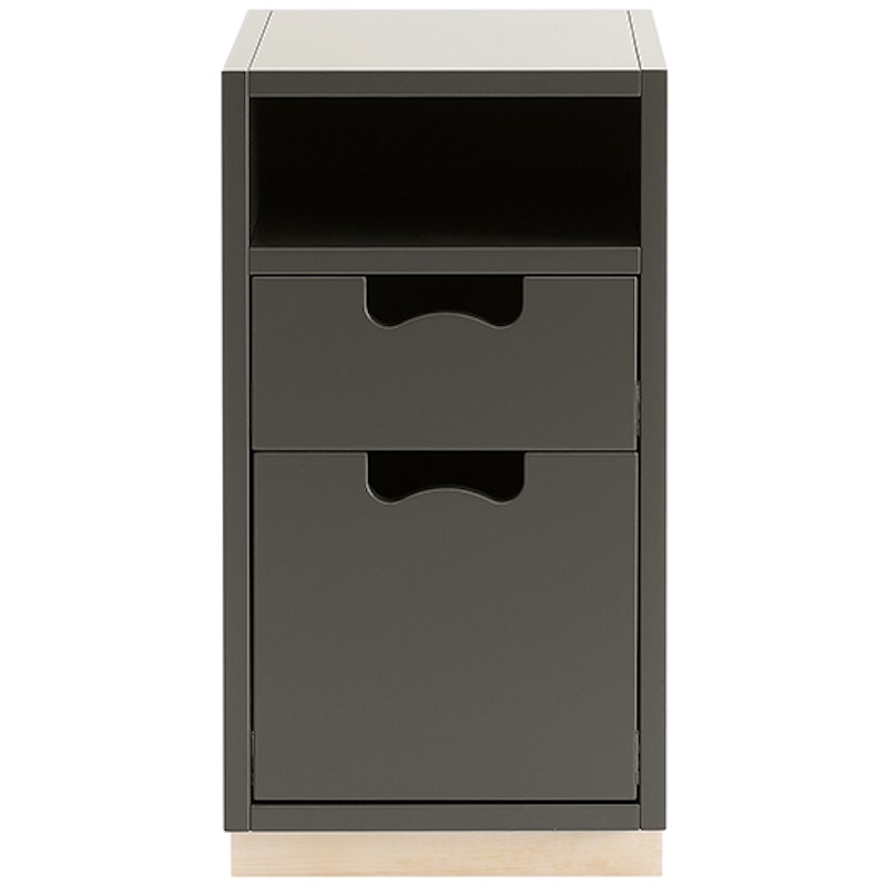 Snow G3 Drawer Unit With Base, Taupe