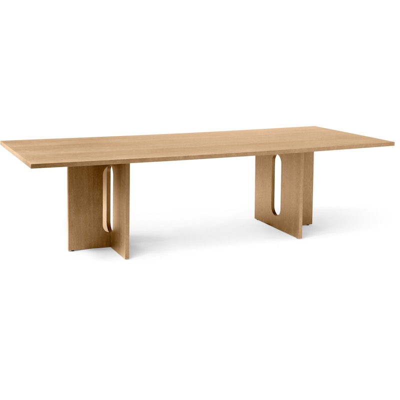 Androgyne Dining Table Rectangular Natural Oak, 280x110 cm