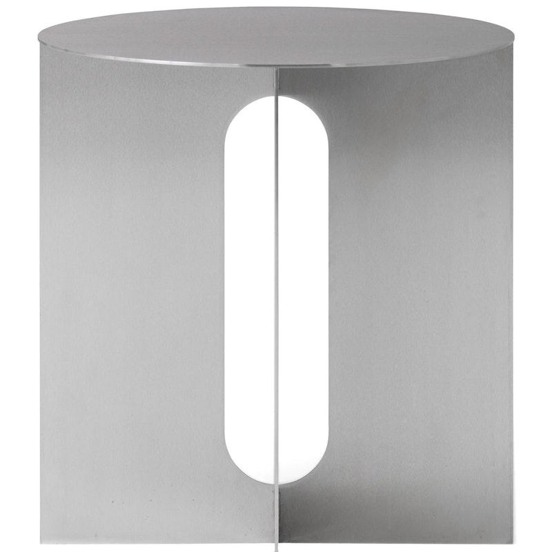 Androgyne Side Table Ø40 cm, Stainless Steel