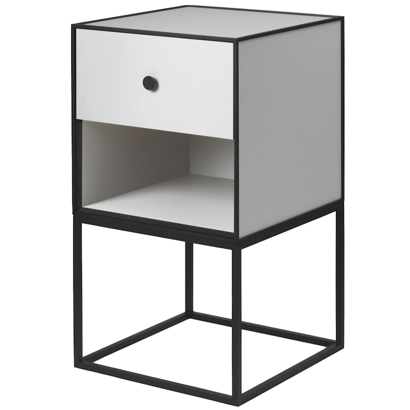 Frame 35 Side Table With 1 Drawer, Light Grey
