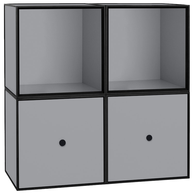 Frame Square Shelf, Dark Grey