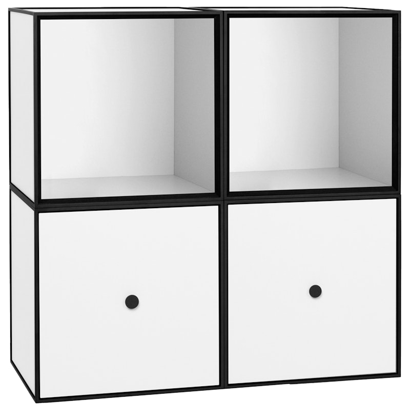 Frame Square Shelf, White