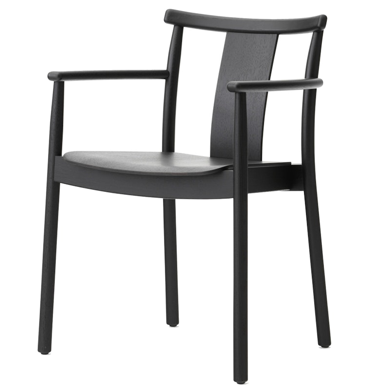 Merkur Armchair, Black Oak