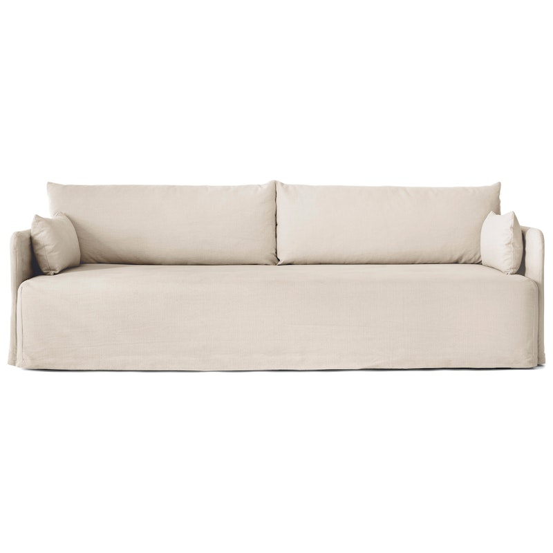 Offset Sofa 3-Seater Removable Upholstery, Logan Jasmine