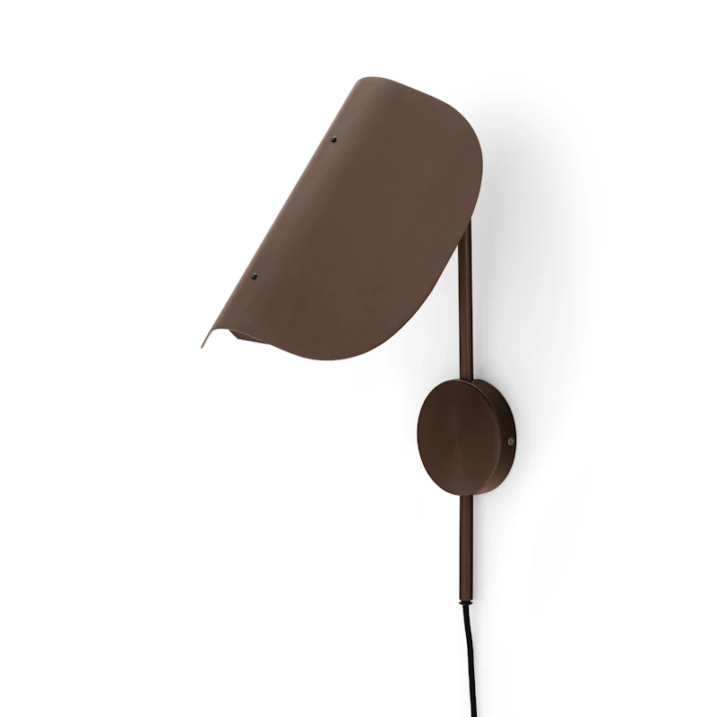 Wing Wall Lamp, Bronzed Aluminium