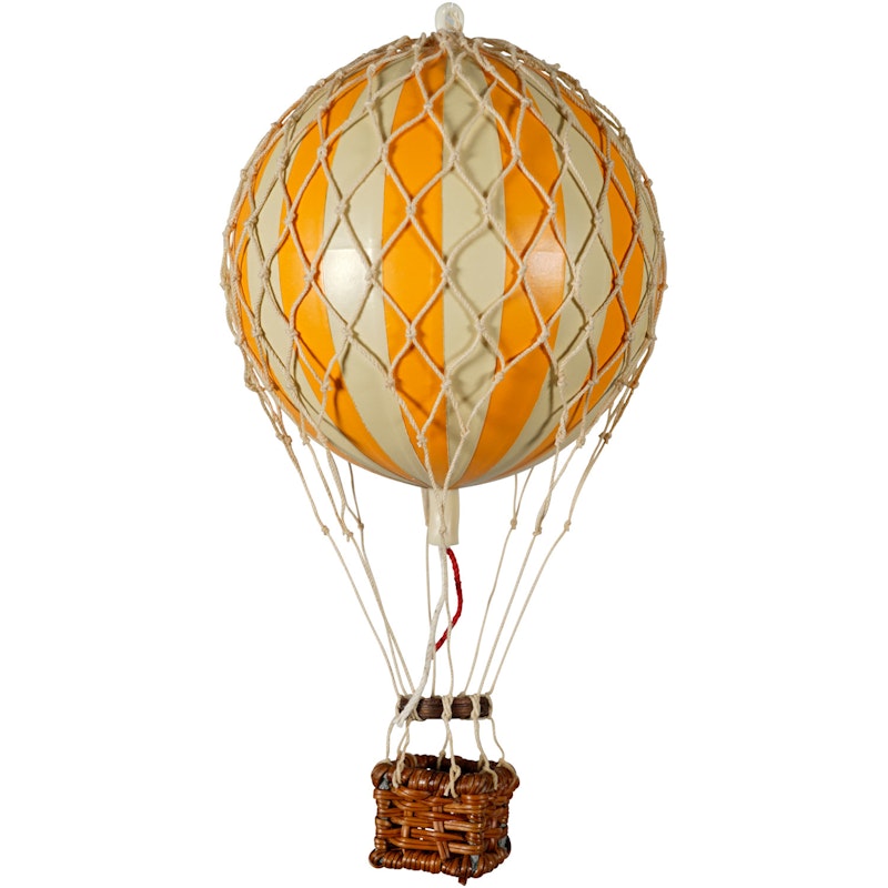 Floating The Skies Air Balloon 13x8.5 cm, Orange / Ivory