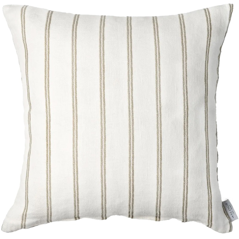 Linåker Cushion Cover 43x43 cm, Nature/Off-white