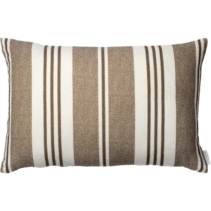 Vändteg Cushion Cover 40x60 cm, Brown/Off-white