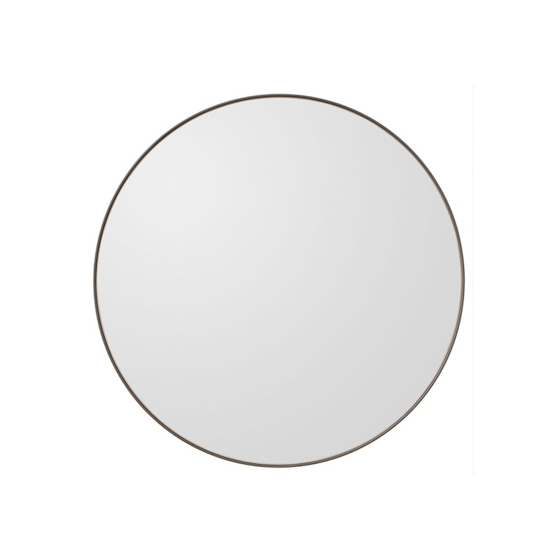 Circum Wall Mirror Ø50 cm, Taupe / Clear