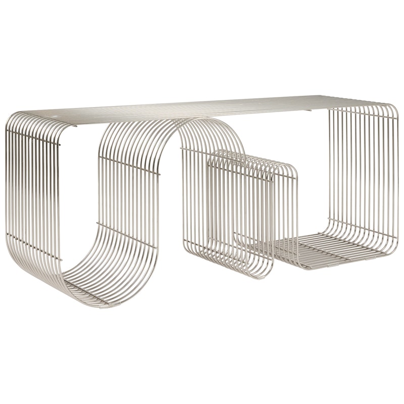 Curva Bench, Silver