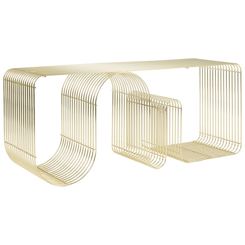 Curva Bench, Gold