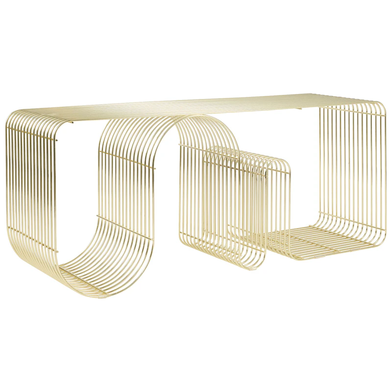 Curva Bench, Gold