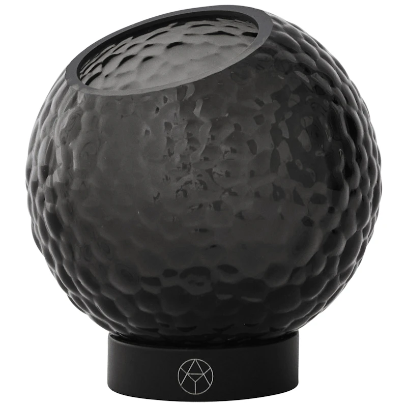 Globe Bubbles Candle Holder Ø10 cm, Black