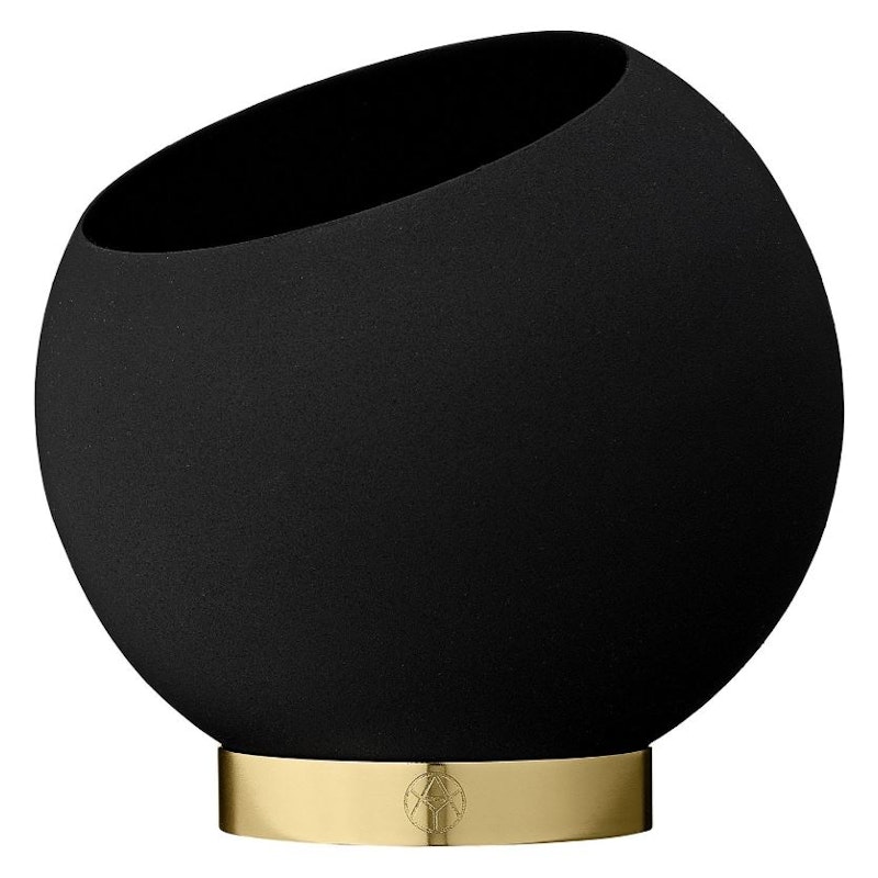 Globe Flower Pot Ø60 cm, Black