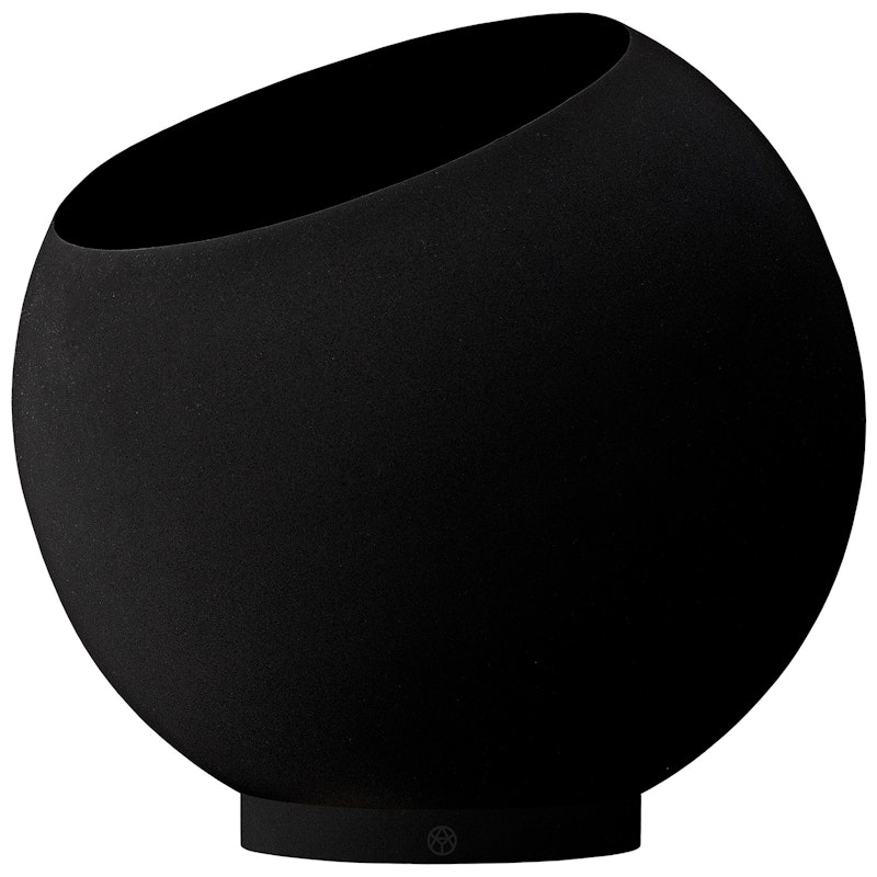 Globe Flower Pot Ø37 cm, Black