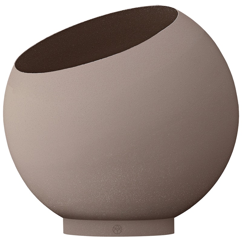 Globe Flower Pot Ø37 cm, Taupe