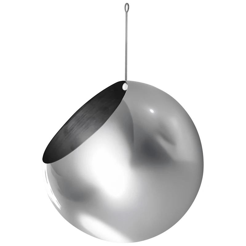 Globe Hanging Pot Ø21 cm, Silver