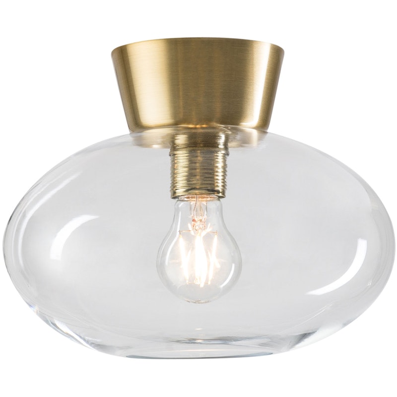 Bullo Flush Ceiling Light 270 mm, Brass