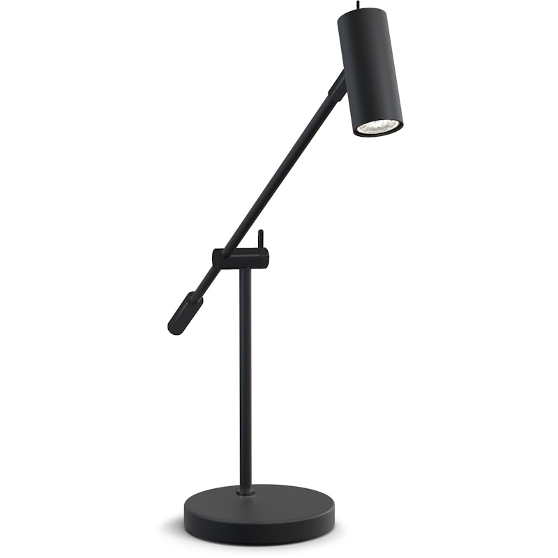 Cato Table Lamp, Matte Black