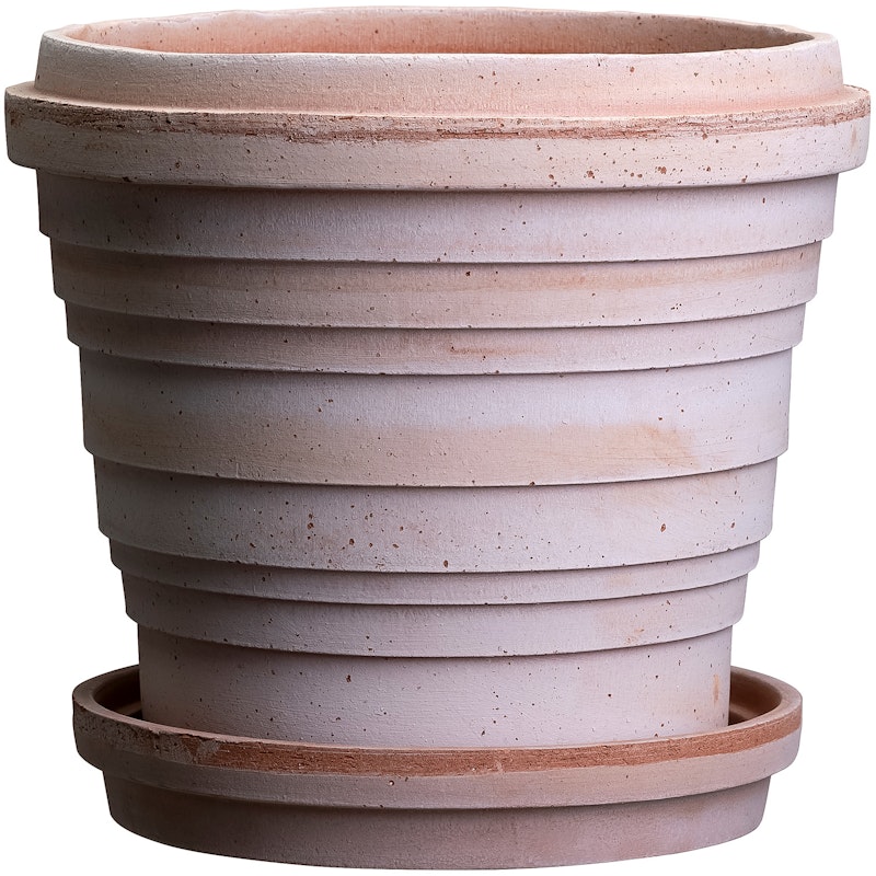 Planet Pot With Saucer Pink Ø25 cm