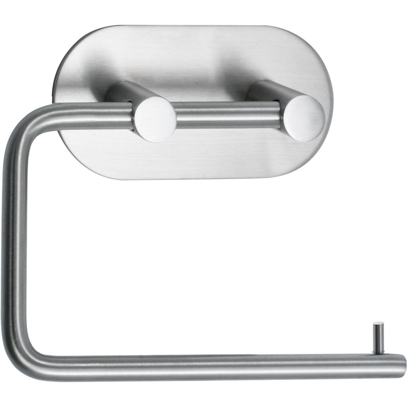 Base 100 Toilet Roll Holder, Matte Brushed Stainless steel